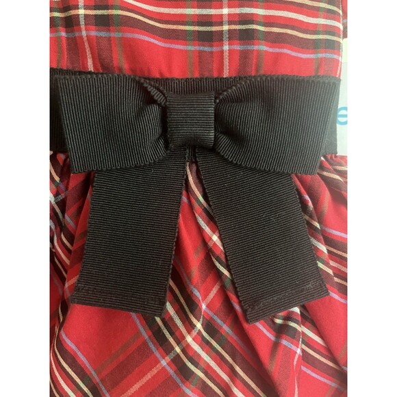 Carter's Christmas Girls 2 Piece Red Plaid Dress Festive With Undies NWT 9M - Picture 3 of 7